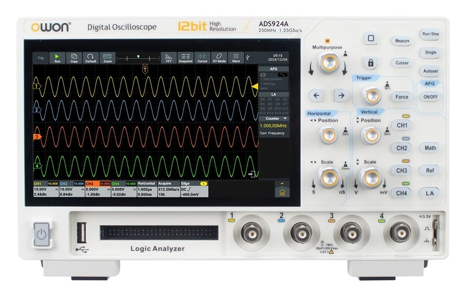ADS900A Series 12bits Multifunction Digital Oscilloscope