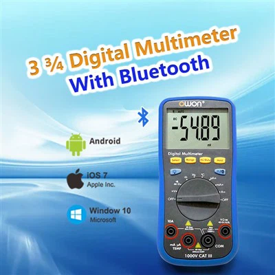 OWON BD Series 3 ¾ Bluetooth bilan raqamli multimetr